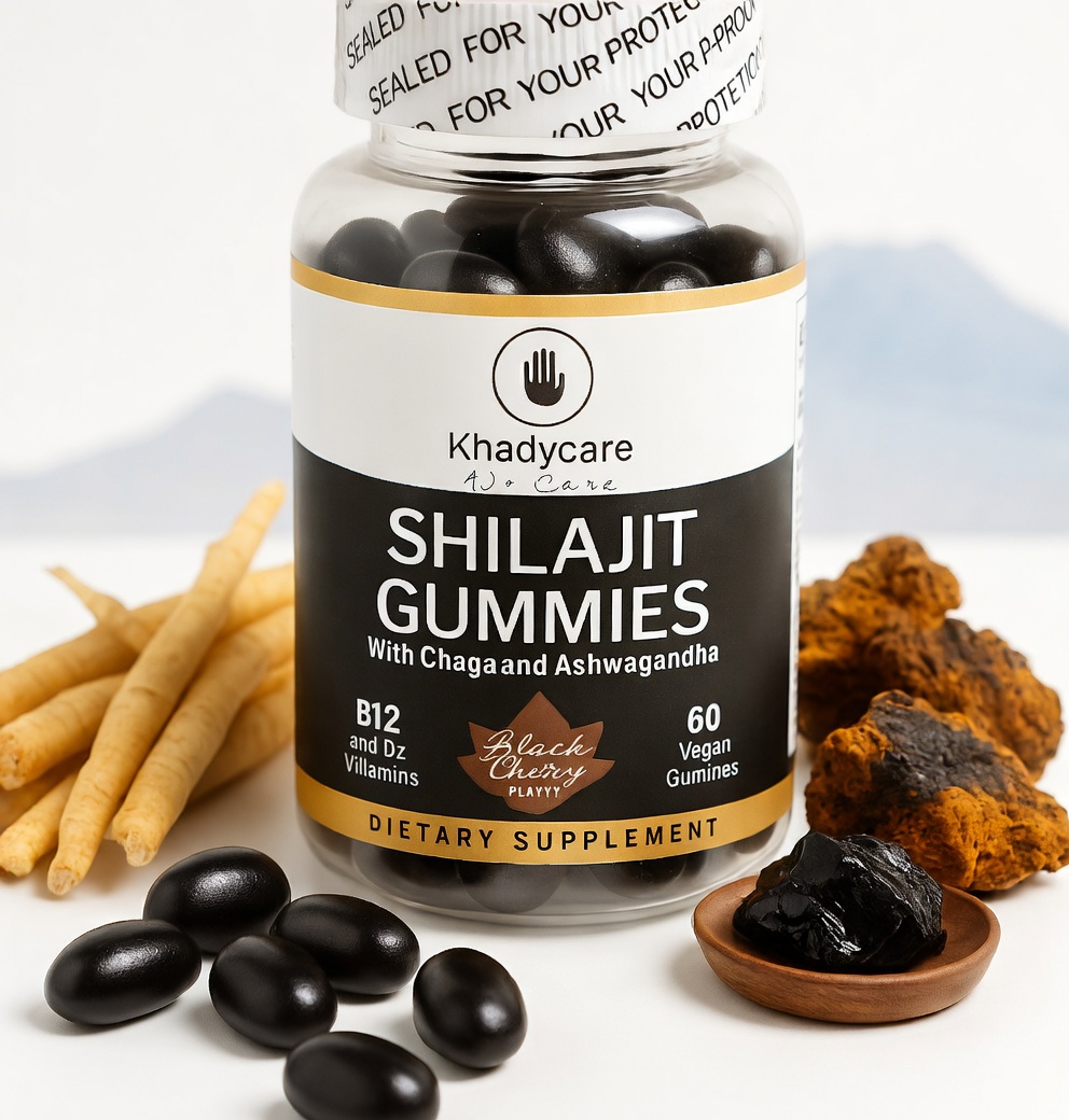 Shilajit Gummies flat lay