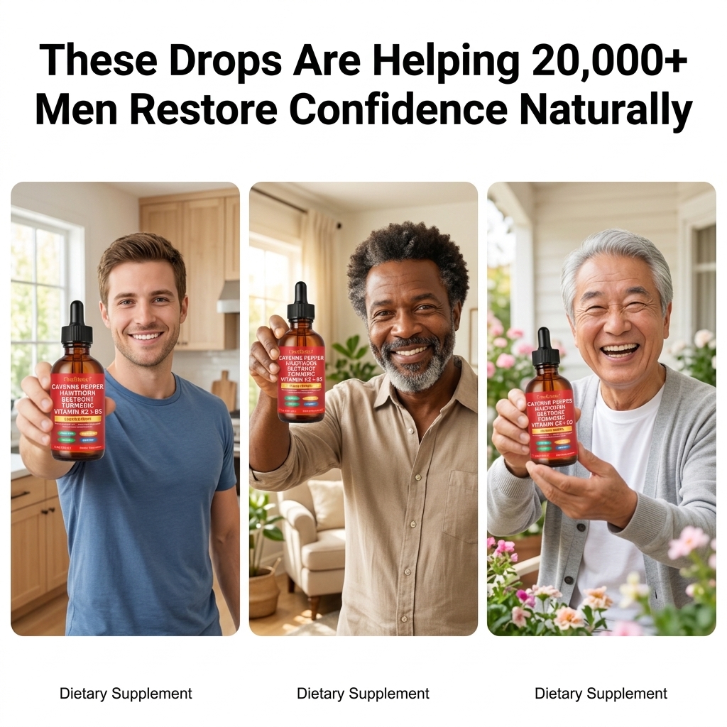Men sharing their Cayenne Pepper Liquid Drops routine